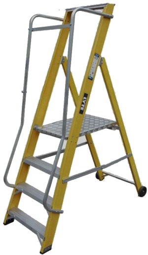 Lyte NYFWP4 Glassfibre Widestep Lightweight 4 Tread Ladder